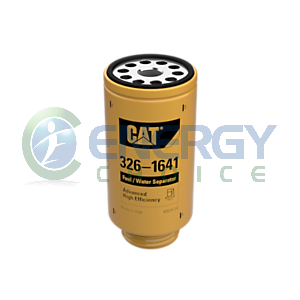 Fuel Filter, Water Separator Spin-On Twist and Drain, Caterpillar, 326-1641